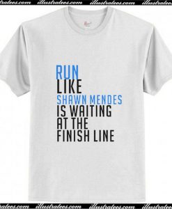 Run Like Shawn Mendes Merch T-Shirt Pj