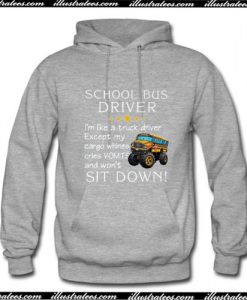 School bus driver i'm like a truck driver except my cargo Hoodie Ap