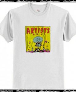 Spongbob artist only squidward T Shirt AI