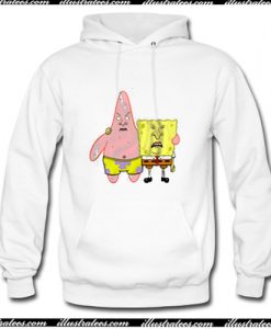 Spongebob And Patrick with Beavis and Butt-Head face Hoodie AI