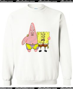 Spongebob And Patrick with Beavis and Butt-Head face Sweatshirt AI