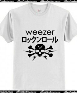 Weezer Skull And Crossbones T-Shirt Ap