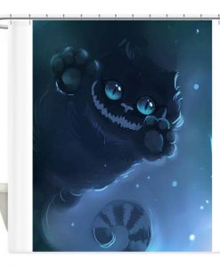 cheshire cat shower curtains AI
