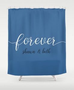 forever shawn and beth Shower Curtain AI