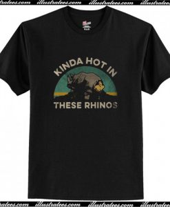 Ace Ventura kinda hot in these rhinos retro T-shirt AI