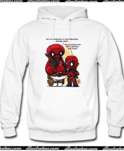 Baymax and Deadpool Parody Hoodie AI