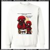 Baymax and Deadpool Parody Sweatshirt AI