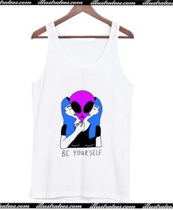 Be Yourself Alien Tank Top AI