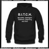 Bitch Beautiful Intelligent Talented Charming And Hot Hoodie AI