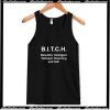 Bitch Beautiful Intelligent Talented Charming And Hot Tank Top AI