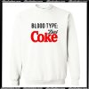 Blood Type Diet Coke Sweatshirt AI