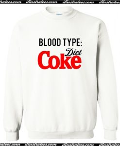 Blood Type Diet Coke Sweatshirt AI