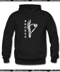 Broken Heart Hoodie AI