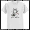 Cat Astronaut Space Traveler T-Shirt AI