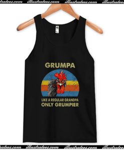 Chicken Grumpy like a regular grandpa only grumpier Tank Top AI