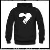 Cow in Heart Cows Love Hoodie AI