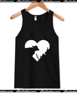 Cow in Heart Cows Love Tank Top AI