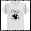 Da Vinci Vitruvian Man Drummer Band T-shirt AI