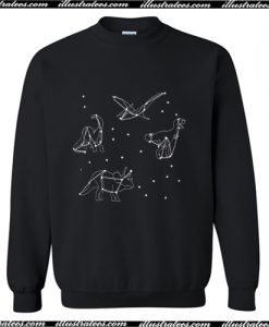 Dinosaurus Astrological Sign Sweatshirt AI