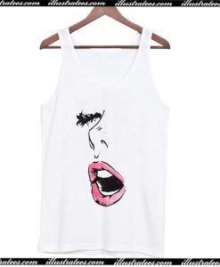 Face Print Tee Tank Top AI