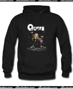 Freddie Mercury Queen Son Goku Hoodie AI