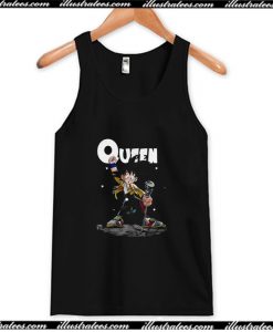 Freddie Mercury Queen Son Goku Tank Top AI