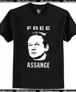 Free Assange T Shirt AI