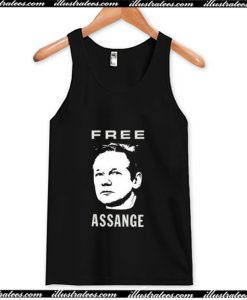 Free Assange Tank Top AI