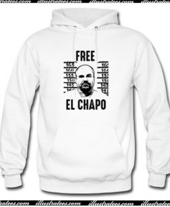 Free El Chapo Mexican Cartel Boss Gangster Fan Hoodie AI