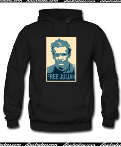 Free Julian Assange Hoodie AI