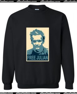 Free Julian Assange Sweatshirt AI