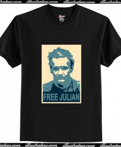 Free Julian Assange T-Shirt AI