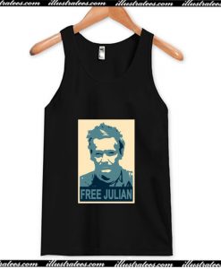 Free Julian Assange Tank Top AI