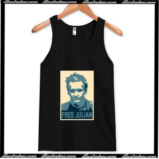 Free Julian Assange Tank Top AI