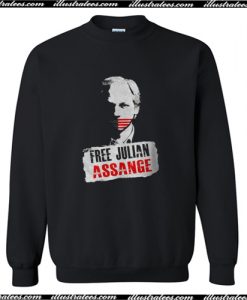 Free Julian Assange Unisex Sweatshirt AI