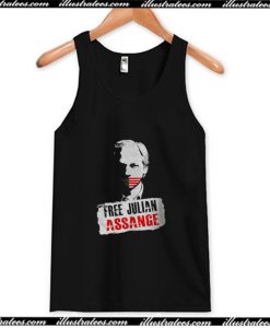Free Julian Assange Unisex Tank Top AI