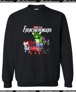 Frenchievengers French bulldog Sweatshirt AI