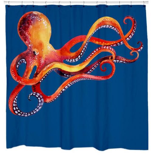 Go with the Flow Shower Curtain AI