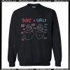 Happy Boy and Girl Sweatshirt AI