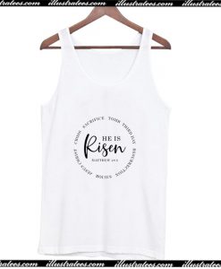 He Is Risen Easter Tank Top AI