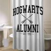 Hogwarts alumni harry potter shower curtain AI