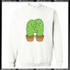 Hug Me Cactus Sweatshirt AI