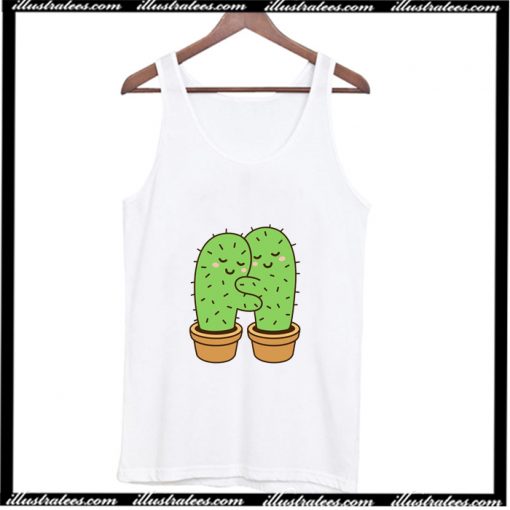 Hug Me Cactus Tank Top AI