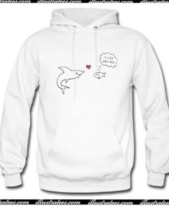 I Like Bad Boys Fish Hoodie AI