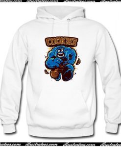 Jacked Cookie Monster Hoodie AI