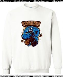 Jacked Cookie Monster Sweatshirt AI