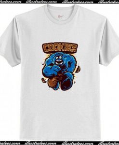 Jacked Cookie Monster T-Shirt AI