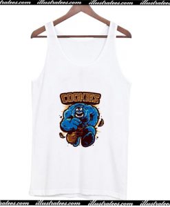 Jacked Cookie Monster Tank Top AI