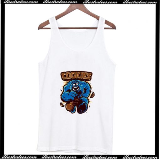 Jacked Cookie Monster Tank Top AI