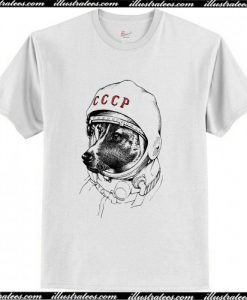Laika space traveler T Shirt AI